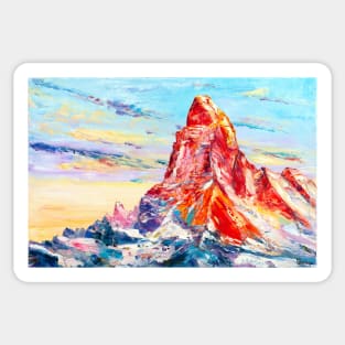 Matterhorn. Sunrise Sticker